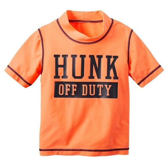 NWT Carter's Off Duty Hunk Rash Guard Swim Shirt - Picture 1 of 7